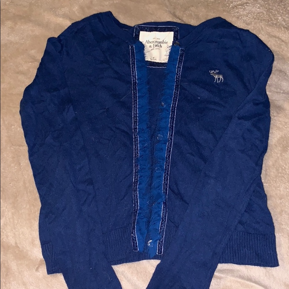 Abercrombie & Fitch Blue Cardigan
